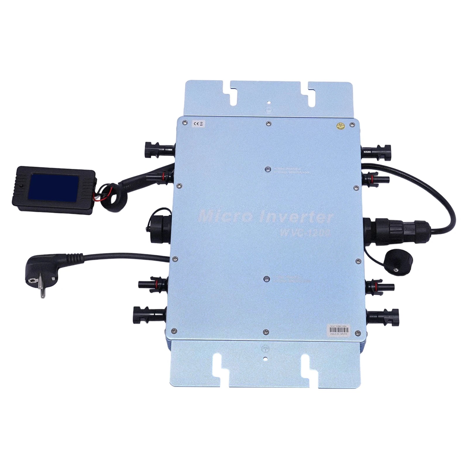 Micro-Omvormer – Solar Omvormer - 1200W Hoog Rendement – Zonne-energie Converter – DC Naar AC – Waterdicht IP65 - QUORE