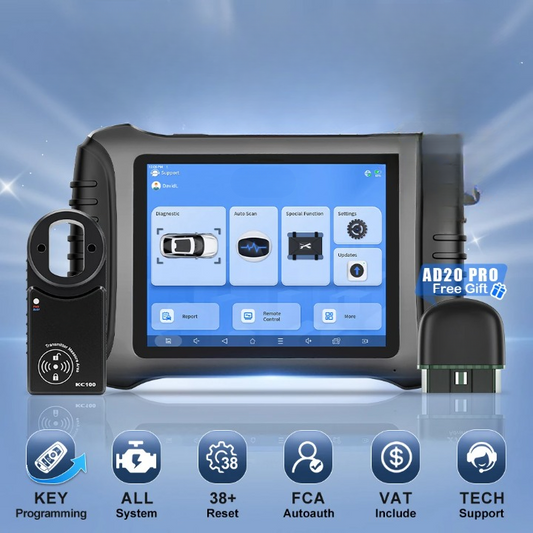 Sleutelprogrammeertool – Autosleutel Programmeren – Autodiagnose Scanner – ECU Codering – 8 Inch Scherm – 5000 mAh Batterij