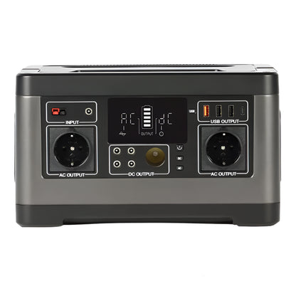 Powerstation - Generatoren - Aggregaat - Stroomgenerator - Generator - 500W - 520Wh Capaciteit - Draagbare Power Station - Lithium Batterij – Zonne-energie Generator – 5x DC Uitgangen – 4x USB Uitgangen