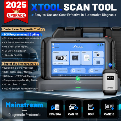 Autodiagnose Scanner – Diagnosetool – OBD2 Scanner – ECU Programmeur – Sleutelprogrammering – Android 10.1 Inch Touchscreen – Geavanceerde ECU Codering & 51+ Speciale Functies