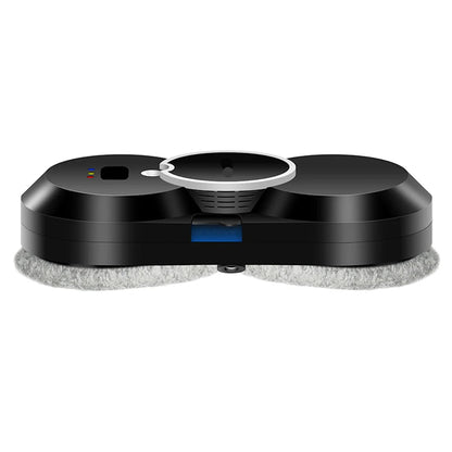 Robot Raamreiniger - Elektrische Glasreiniger - voor Thuis - 2800Pa - Automatische Sproeier - 220V - 50/60Hz - 500mAh - 80W - 65dB - 29.5 x 14.5 x 6.8 cm - Zwart