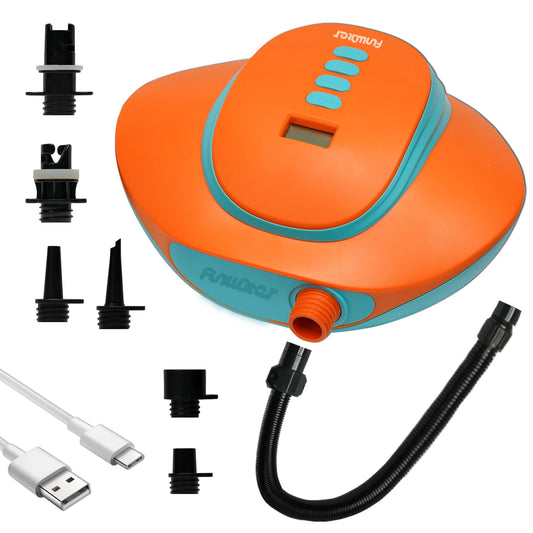 Sup Elektrische Luchtpomp – Elektrische Pomp – Luchtbed Pomp – Opblaaspomp – USB Oplaadbaar – Digitale Drukinstelling – 70 L/min Capaciteit