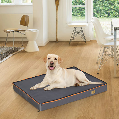 Hondenkussen - Hondenbed Orthopedisch - Gemaakt van Dikke Schuimkussen - Padded Pet Bed - met Wasbare en Waterdichte Hoes - Driedubbel Extra Groot