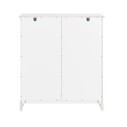 Waskast – Badhangkast – Badhangkastje – Badkamerkast – Wasmandenkast – Wit – Compact en Ruimtebesparend – Vochtbestendig MDF - QUORE