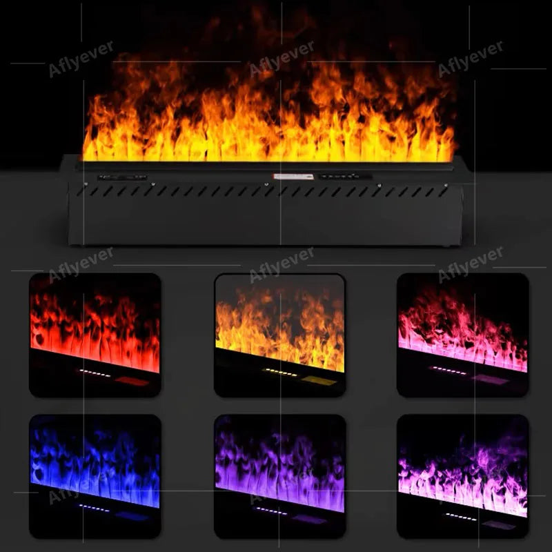 Atomisatiehaard – Waterdamphaard – Sfeerverwarmer – LED Haard – Inbouwhaard – Automatische Wateraanvulling – 800 mm Slank Design