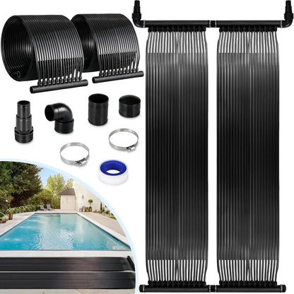 Zonnepaneel - Zonnecollector - Zonnecel Oplader - Zonnepanelen met Stekker - Solar Zwembadverwarming - Zonnepaneel Verwarmer - Pool Heater - Zwembad Verwarming Zonne energie - 500x75 cm – Weerbestendige PE Verwarming voor Buitenzwembaden & Spa’s