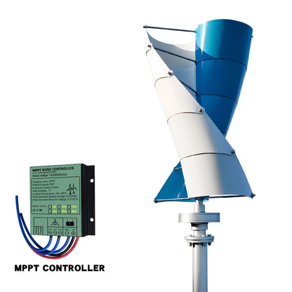 Windturbine – Verticale As Windmolen – Duurzame Generator – Energie Opwekker – 5000W Vermogen – 12V - Met Gratis Controller