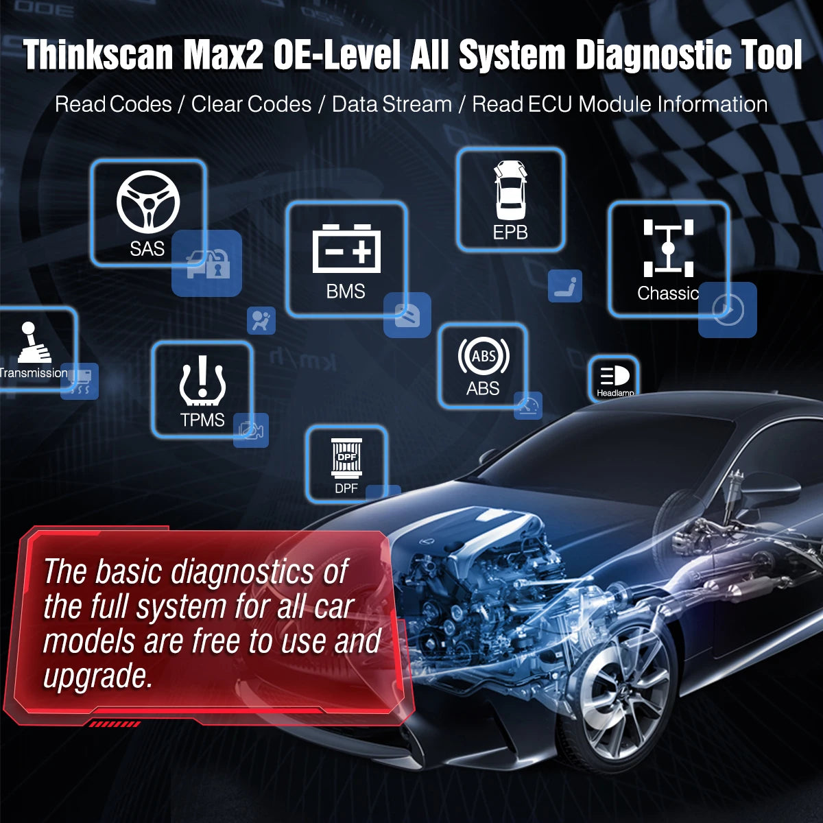 OBD2 Scanner - OBD - Diagnosecomputer - Storing Verwijderen - Uitleesapparatuur - Auto Uitlezen - Diagnose apparatuur voor auto's - Volledig Systeem - met 28 Resetfuncties & ECU-Codering – Ondersteuning voor CAN-FD en Geavanceerde Voertuigdiagnose