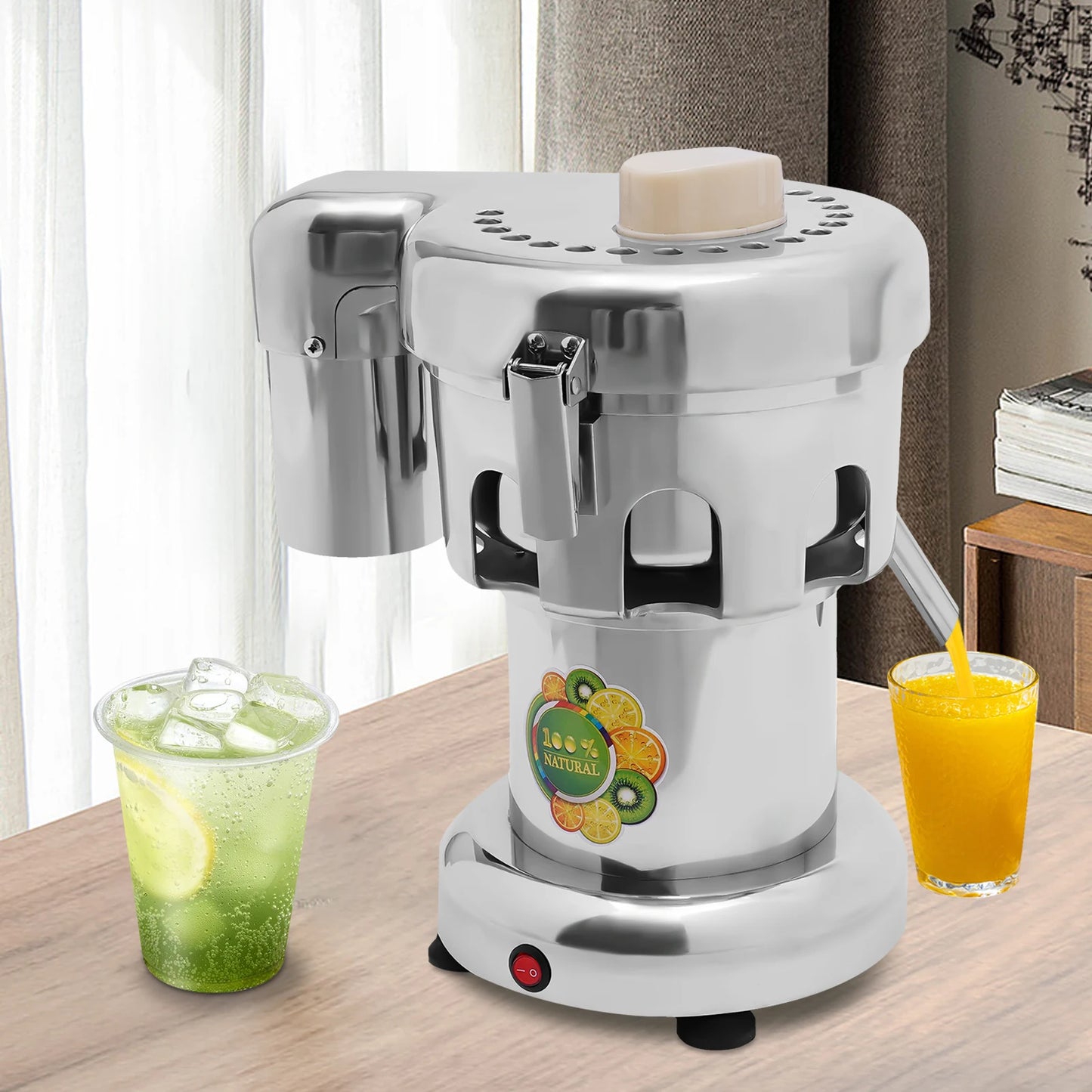 Sapcentrifuge – Juicer – Sapmaker – Sappers – Elektrische Sapcentrifuge – 2800 Toeren Minuut – Roestvrijstaal Messen - QUORE