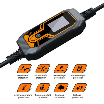 Laadkabel Elektrische Auto – EV Kabel – Oplaadkabel – 7kW – 5 Meter – IP65 Waterdicht – 32A Snelladen