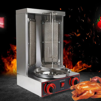 Verticale Shawarma Grill – Kebab Grill – Gyros Grill – Donerkebab Grill – 360° Rotatie – 3000W Vermogen