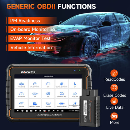 Autodiagnose Scanner – OBD2 Diagnosetool – Foutcode Lezer – Systeemtester – Motor Check – Bidirectionele Besturing – Meertalige Interface - QUORE
