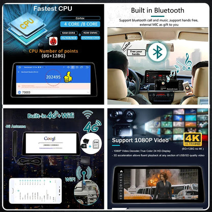 12,5 Inch Multimedia Systeem – Auto Radio – Navigatiesysteem – Touchscreen – Bluetooth Radio – Draadloze CarPlay – Android 14 – Plug & Play Installatie – Dubbel Besturingssysteem