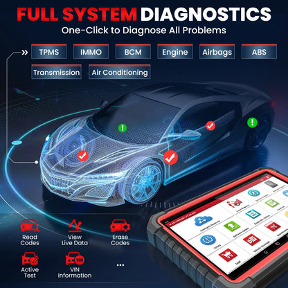 X431 PRO3S+ V5.0 Autodiagnose Tool – OBD2 Scanner – Auto Diagnoseapparaat – ECU Programmeur – Key Programmer – 10,1 Inch Touchscreen – 2 Jaar Gratis Updates