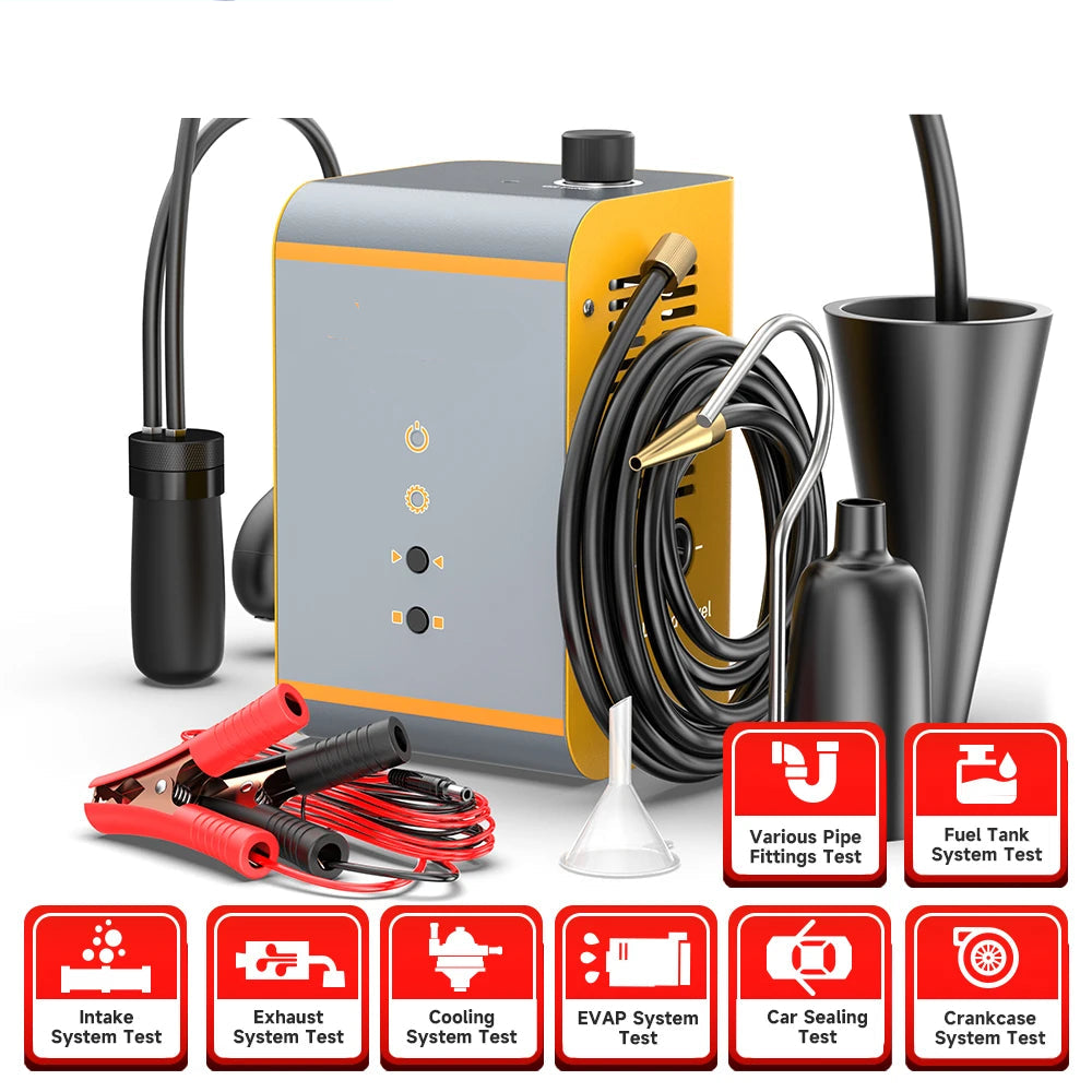 Auto Rooklek Tester - Auto Rooklekkage - 12V - EVAP, Vacuüm & Brandstofleiding Diagnose, Detecteert Olielekkage - QUORE