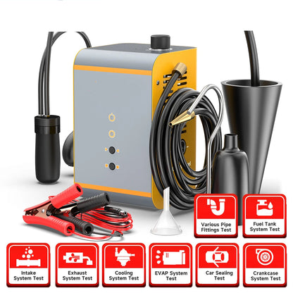 Auto Rooklek Tester - Auto Rooklekkage - 12V - EVAP, Vacuüm & Brandstofleiding Diagnose, Detecteert Olielekkage - QUORE