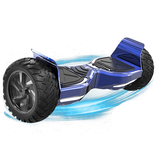 Hoverboard – All Terrain Board – Elektrische Step – Zelfbalancerend – 8.5” Anti-Slip Banden – Aluminium Frame – Bluetooth Speaker - QUORE