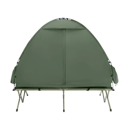 Campingtent - Opblaasbare Tent – Kampeertent – Lichtgewicht Tent – Outdoor Tent – Snelle Inflatie – Aluminium Frame – Compact Draagtas - Groen