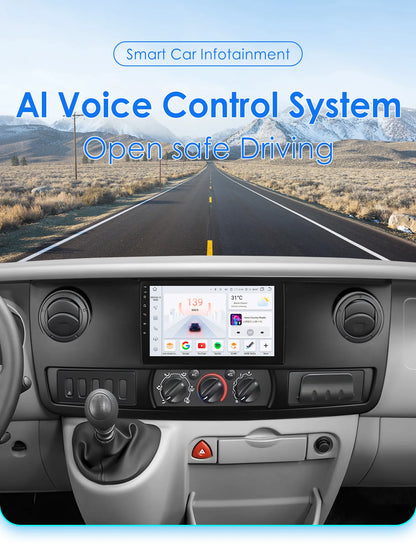Android Auto Radio – Multimedia Speler – 2DIN Autoradio – Navigatiesysteem – Touchscreen Stereo – 10 Inch HD Scherm – Android 13 OS