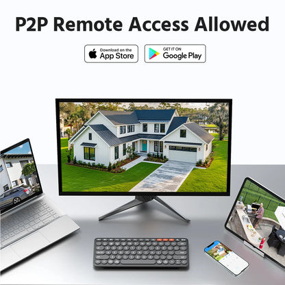 4MP PTZ Beveiligingscamera – IP Camera – Bewakingscamera – Dome Camera – Security Camera – Slimme AI Detectie – 4x Optische Zoom – POE Aansluiting