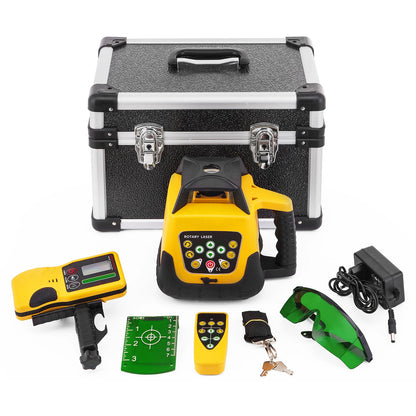 Sihao 360 Rotary Laser Level Self-Leveling 500m Vertical Horizontal Scanning Measurement Tools Red Green Laser Level Machine