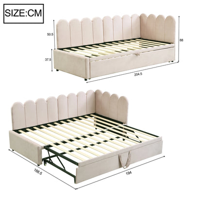 Metalen Eenpersoonsbed – Stalen Bed – IJzeren Bedframe – Kinderbed – Eenpersoonsbed 90x200 cm – Veiligheidshek Met Raampjes – Trap Met Opbergruimte – Zonder Matras