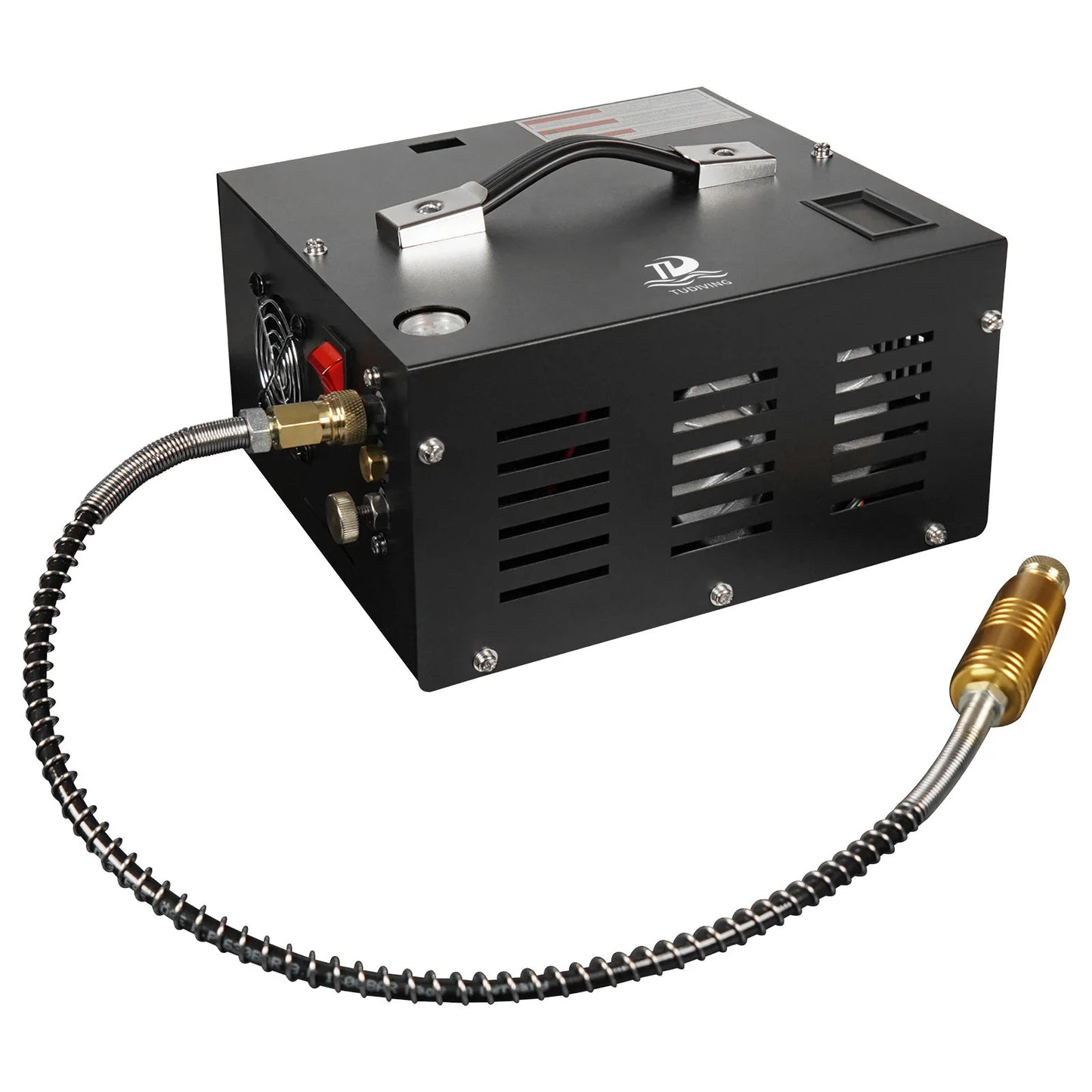 PCP Luchtcompressor – Duikcompressor – Luchtbuks Compressor – Paintball Compressor – Draagbaar – Olievrij – 300 Bar Vuldruk - QUORE