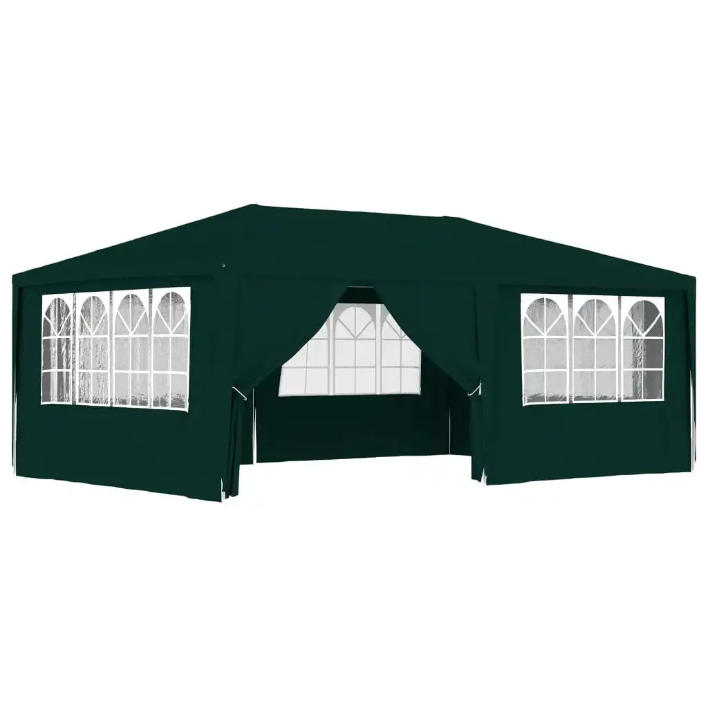 Draagbare Tent – Tuinpaviljoen – Partytent – Tuin Tent – Evenementen Tent – Overkapping – 4x4 Meter – UV-Bestendig – Roestvrij Stalen Frame - Groen