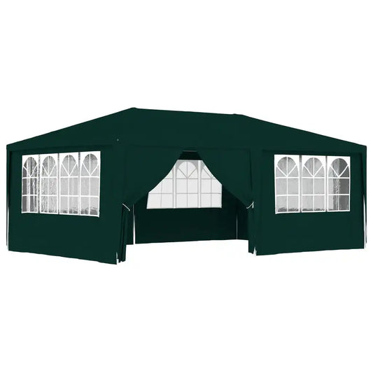 Draagbare Tent – Tuinpaviljoen – Partytent – Tuin Tent – Evenementen Tent – Overkapping – 4x4 Meter – UV-Bestendig – Roestvrij Stalen Frame - Groen