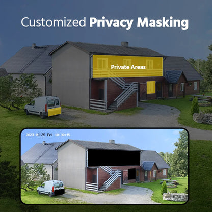 16-Kanaals Bewakingssysteem – Beveiligingscamera Set – CCTV Systeem – Surveillance Systeem – DVR Recorder – 8x 5MP Camera’s – IP67 Weerbestendig – 3K Resolutie Nachtzicht - 1TB