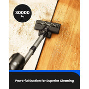 Steelstofzuiger Draadloos - Steelstofzuiger - Stofzuiger - Steelstofzuiger Snoerloos - Krachtige Zuigkracht - 30000Pa - 60 minuten looptijd - <500w - Li-ion - Zwart
