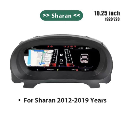 Digitaal Dashboard – Virtueel Instrumentenpaneel – LCD Display – Auto Dashboard Unit – 10,25 Inch HD IPS Scherm – Snelle Start binnen 2 Seconden – Meertalige Interface