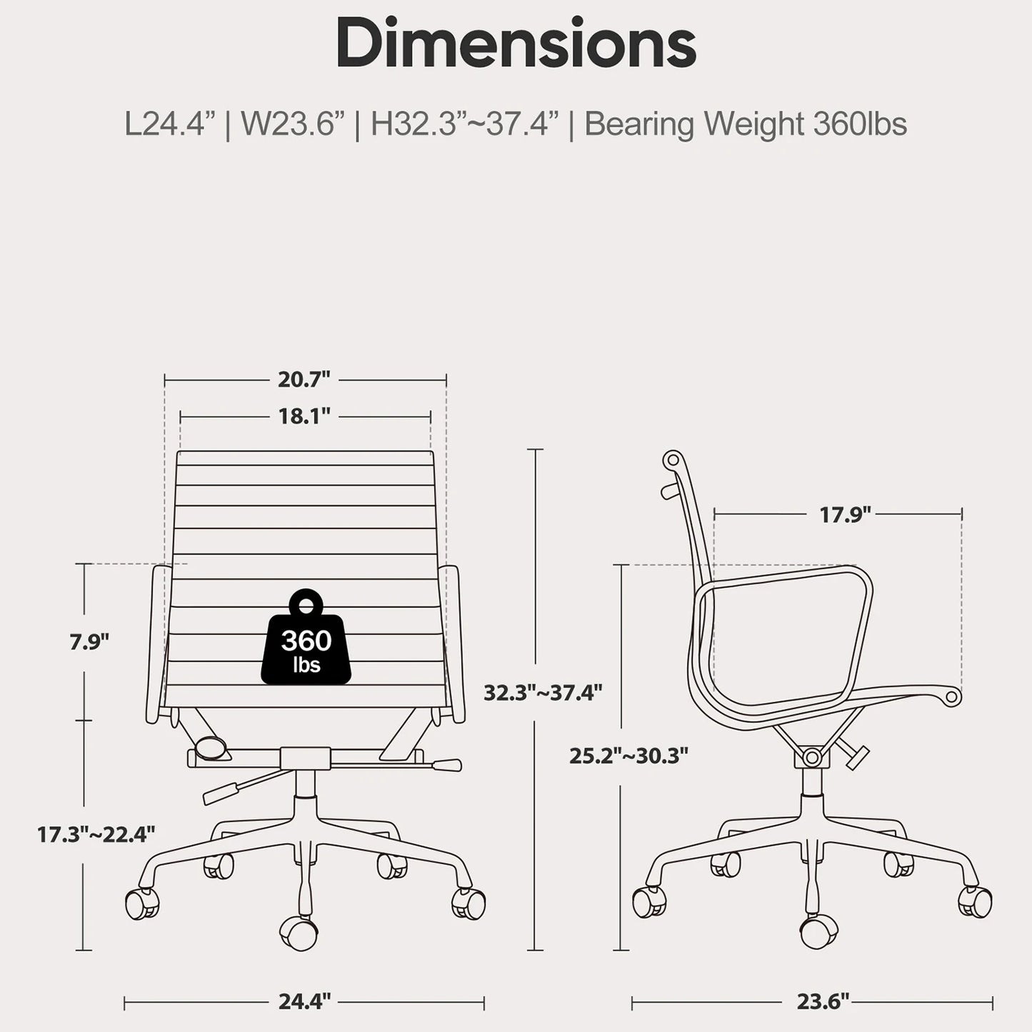 Bureaustoel Ergonomisch - Executive Stoel - Kantoorstoel - Gaming Stoel - Stoelen - Leren - met Lage Rug - Armleuningen - 360° Draaifunctie - Verstelbare Hoogte - Kantelmechanisme - 1 Stuk - Bruin - QUORE