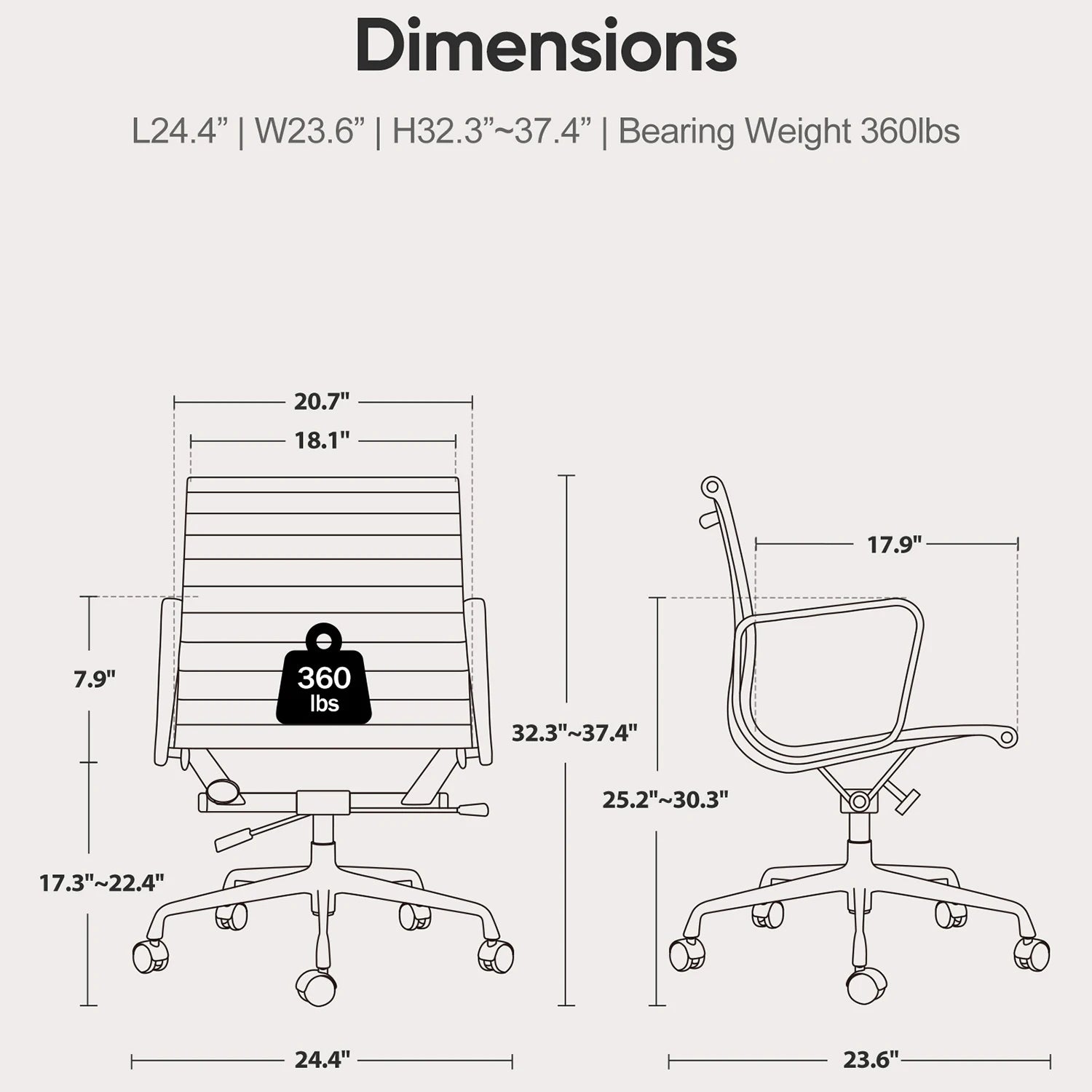 Bureaustoel Ergonomisch - Executive Stoel - Kantoorstoel - Gaming Stoel - Stoelen - Leren - met Lage Rug - Armleuningen - 360° Draaifunctie - Verstelbare Hoogte - Kantelmechanisme - 1 Stuk - Bruin - QUORE