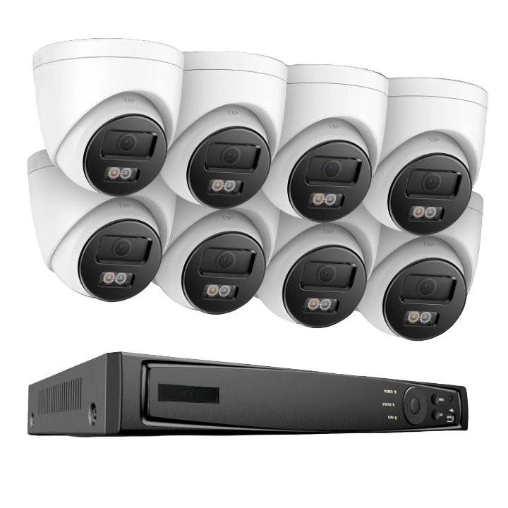 8-kanaals NVR Beveiligingssysteem – IP Camera Set – CCTV Bewaking – Videobewaking Systeem – 8x 4K Camera’s – 4K Resolutie – IP67 Weerbestendig - 4TB