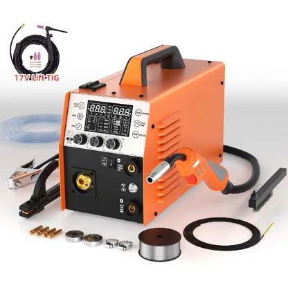 MIG-Lastransformator – Lasmachine – Lasapparaat – Elektrode Lasser – TIG Lasser – 15-250 Ampère – Automatische Draadvoeding - Met 17V Lift TIG