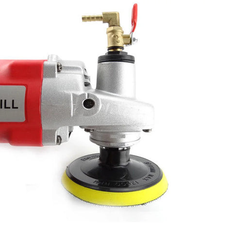 Polijstmachine - 1400W – Variabele Snelheid Natte -Stepless Snelheidscontrole – Voor Beton, Marmer & Graniet – 1100-8100 RPM – 40cm – Rood