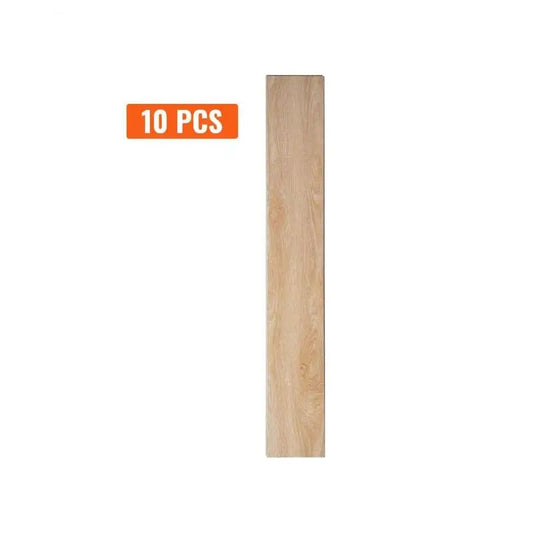 Vinyl Vloer - Vinyl Tegels - Vinyl Tegels Vloer - In elkaar grijpende Vinyl Vloertegels - 1220 X 185mm 10 Tegels - 5,5mm Dik - DIY Vloerbedekking voor Keuken - Licht Grijs