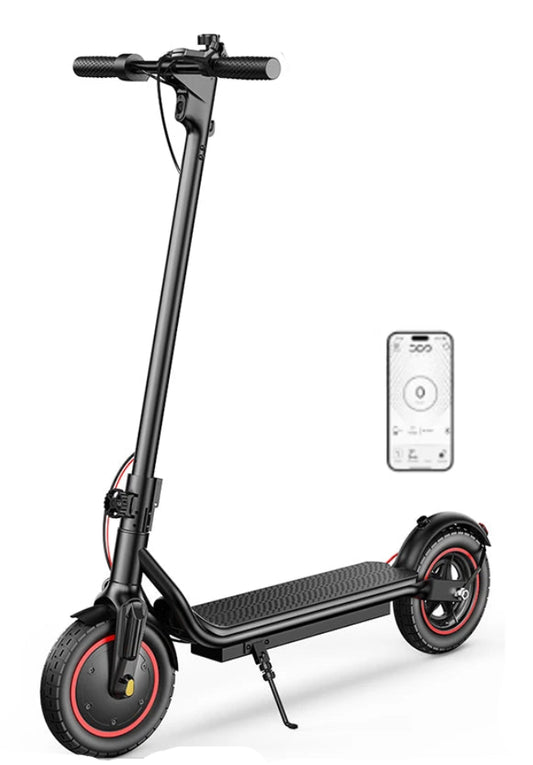 Scooter - Elektrische Step - E-Scooter - Opvouwbare - met Koplampen - Achterlichten - 36V - 10 Inch Honingraatband - 7.8Ah - 500W - 35Km/h - Zwart