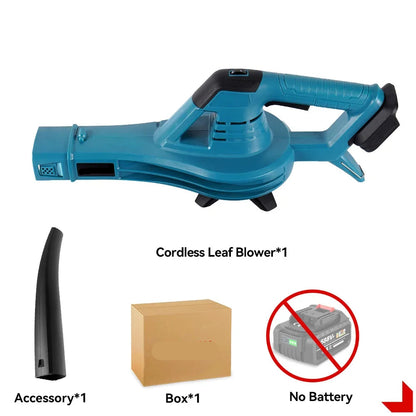 Bladblazer - Bladzuiger - Turbo Fan - Tuingereedschap - Luchtblazer - 46000RPM - Elektrische - 4500W 6-Snelheden - Draadloze Tuin Bladblazer voor 18V/21V Accu’s- Zonder Accu