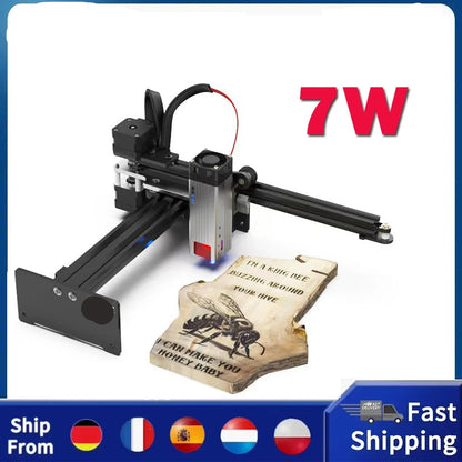 Lasergraveermachine – Laser Cutter – Lasergraveur – Laser Snijmachine – Graveermachine – 12W Laservermogen – Graveeroppervlakte 170x180 mm