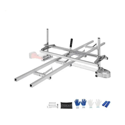 Kettingzaag Zaagmal – Zaagmal Houtbewerking – Geleiderail – Hout Zagen – 14-36inch Zaagblad – Gegalvaniseerd Staal – Nauwkeurige Geleiding - QUORE