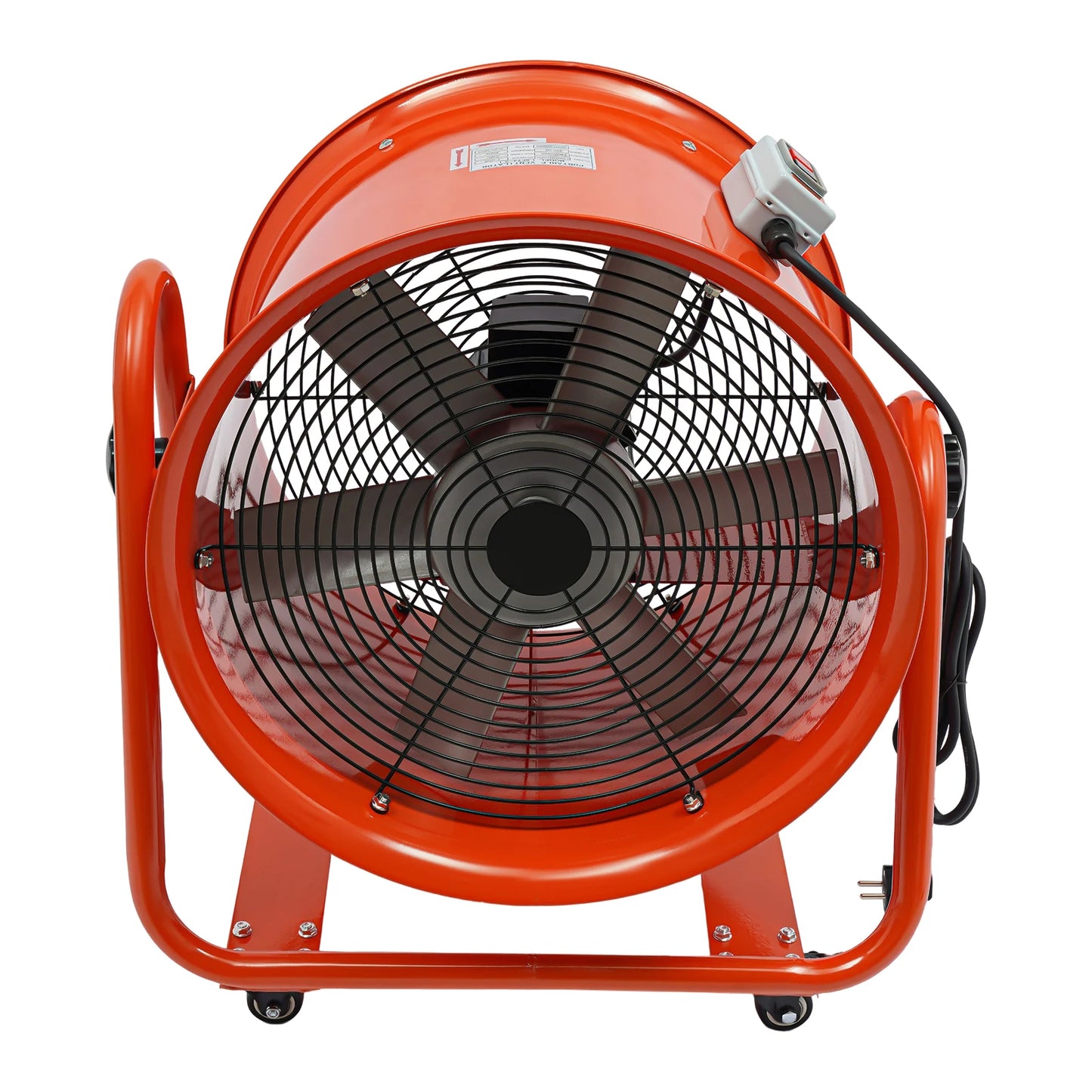 Mobiele Ventilator – Draagbare Ventilator – Professionele Ventilator – Industriële Ventilator – 15.000 M³/Uur – 6 Aluminium Bladen – 2800 RPM Motor