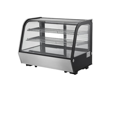 Gekoelde Displaykast – Koelvitrine – Koelkast – Presentatiekast – Bakkerskast – 278 Liter Inhoud – LED-Verlichting - 5 Kubieke Voet Boog