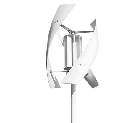 Windturbine - Windmolen Generator - Windturbine Generator - Windenergie - Wind Turbine – 3kW - 24V - 3 Messen - Wit - QUORE