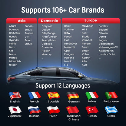 Thinkcar - OBD2 Scanner - Diagnosecomputer - Storing Verwijderen - Uitleesapparatuur Auto - Diagnose Auto - Diagnose apparatuur voor auto's - Volledige systeemdiagnose - Auto Accessoires