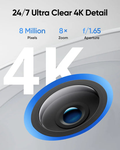 Beveiligingscamera – Bewakingscamera – Video Camera – CCTV Camera – Surveillance Camera – 8MP 4K Ultra-HD – Kleurennachtzicht & Gezichtsherkenning