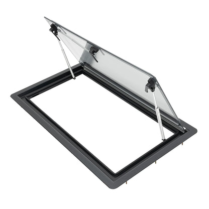 Caravanraam – Camperraam – Uitzetraam – Schuifraam – Ventilatieraam – Aluminium Frame – 900x500mm – 70° Verstelbare Opening – Duurzaam Geïsoleerd
