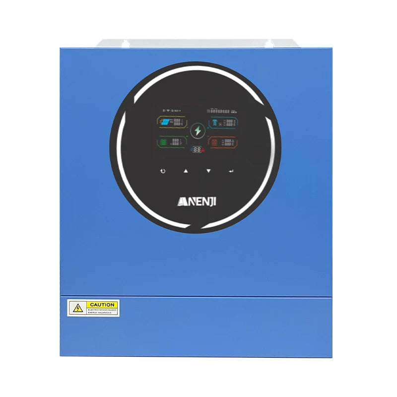 Hybride Zonne-energiesysteem – Zonne-omvormer – Energieopslag – LiFePO4 Accu – Zonnecontrollersysteem – 5 kW Dual Output – MPPT 100A Capaciteit