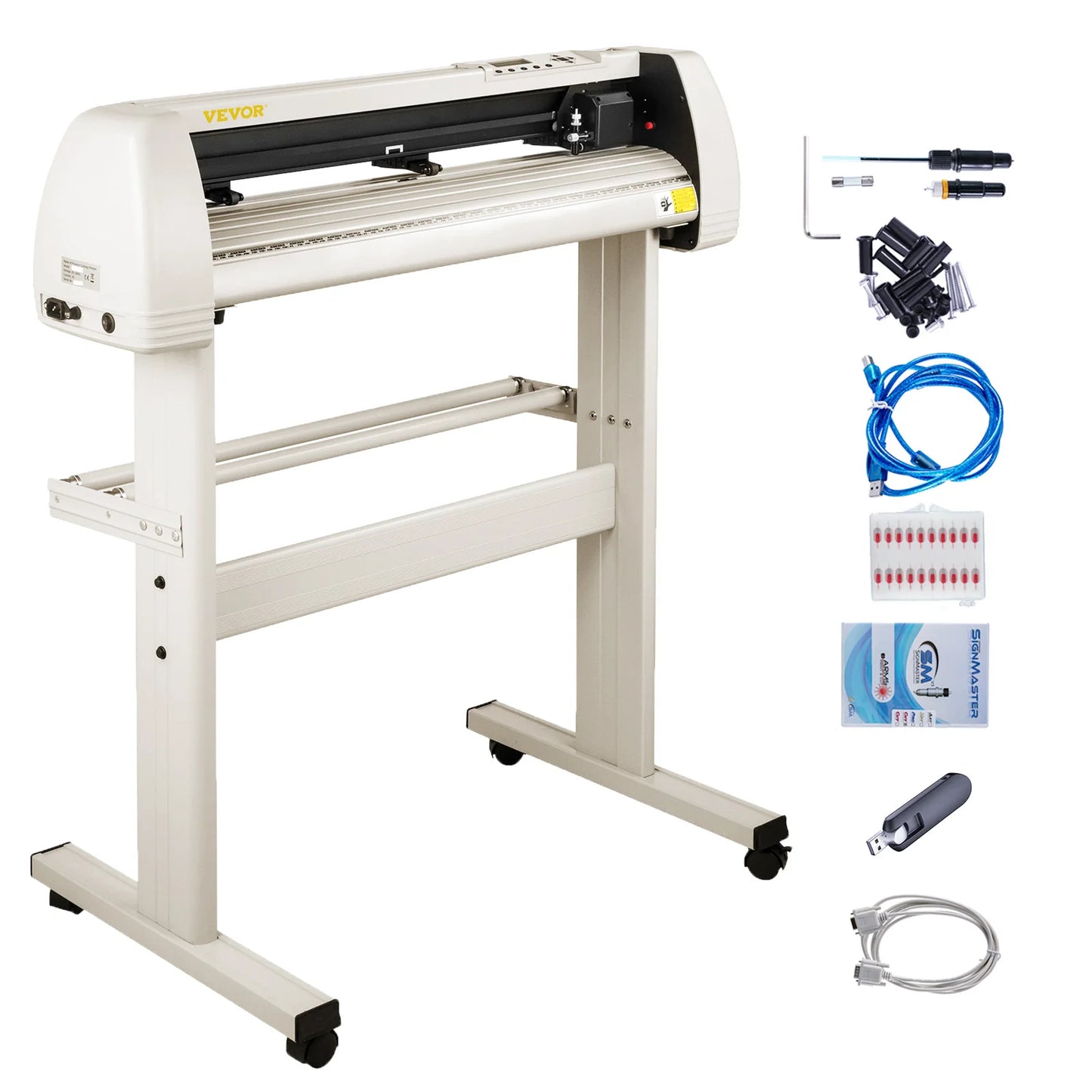 Vinyl Snijplotter – Vinyl Cutter – Snijmachine – Plotter – Sticker Snijder – 34 Inch Snijbreedte – Digitale LCD Bediening